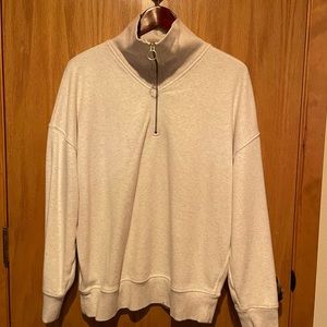 Athleta cozy karma half zip *Tall*